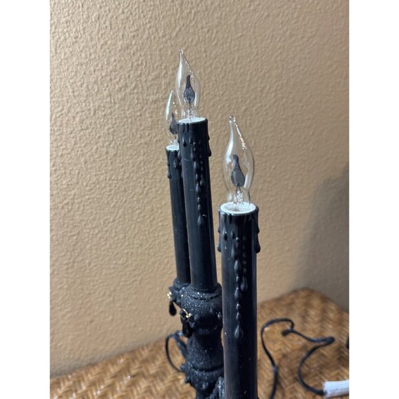 Halloween Celebrate It Candelabra Lamp With LED Flickering Candle - Picture 7 of 14